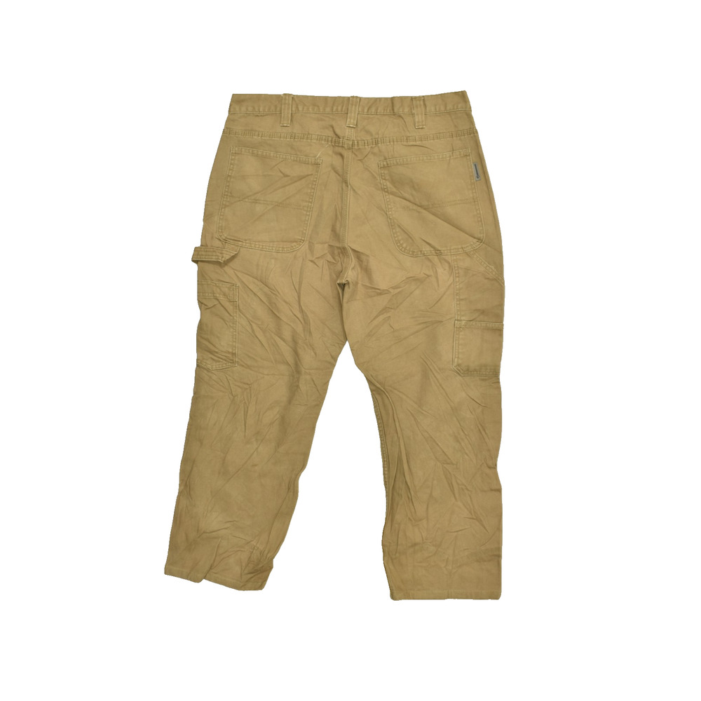 Wolverine Men's 38x30 Brown Cotton Canvas Utility Carpenter Work Pants Hammer Lo
